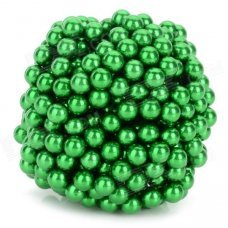 DIY 5mm NdFeB Magnetic Balls Educational Toy - Green (432 PCS) DIY 5mm NdFeB Magnetic Balls Educational Toy - Green (432 PCS)
