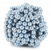 DIY 5mm NdFeB Magnetic Balls Educational Toy - Silver (432 PCS)