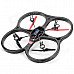 WLtoys V333 2.4GHz 4-CH Radio Control UFO Bubble Quadcopter R/C Helicopter - Red + Blue WLtoys V333 2.4GHz 4-CH Radio Control UFO Bubble Quadcopter R/C Helicopter - Red + Blue