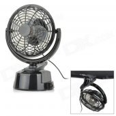 Lileng 823 Adjustable 3-Blade 2-Mode USB 2.0 Powered Mini Fan - Black (107cm-Cable / 4 x AA)