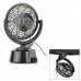 Lileng 823 Adjustable 3-Blade 2-Mode USB 2.0 Powered Mini Fan - Black (107cm-Cable / 4 x AA)