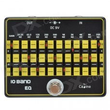 Caline CP-24 10 Band Equalizer Effect Pedal for Electric Guitar - Black Caline CP-24 10 Band Equalizer Effect Pedal for Electric Guitar - Black