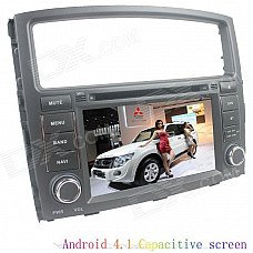LsqSTAR 7" Android4.1 Capacitive Screen Car DVD Player w/ GPS WiFi Canbus AUX for Mitsubishi Pajero LsqSTAR 7" Android4.1 Capacitive Screen Car DVD Player w/ GPS WiFi Canbus AUX for Mitsubishi Pajero