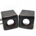 WLD FS-22 2 x 3W Mini Speakers for Laptops / Computers - Black (2 PCS) WLD FS-22 2 x 3W Mini Speakers for Laptops / Computers - Black (2 PCS)