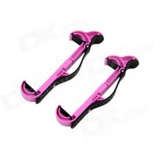 Car Steering Wheel Mounted Holder Bracket for Mobile Phone - Pink (2 PCS) Car Steering Wheel Mounted Holder Bracket for Mobile Phone - Pink (2 PCS)