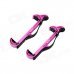 Car Steering Wheel Mounted Holder Bracket for Mobile Phone - Pink (2 PCS) Car Steering Wheel Mounted Holder Bracket for Mobile Phone - Pink (2 PCS)