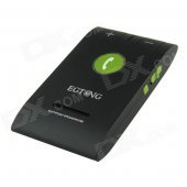 Egtong E6 Universal Dual-Standby Sunvisor Mounted Bluetooth V4.0 Handsfree Speakerphone - Black