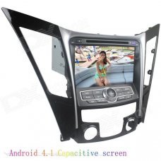 LsqSTAR 8" Android4.1 Capacitive Screen Car DVD Player w/ GPS WiFi SWC Canbus AUX for Hyundai SONATA LsqSTAR 8" Android4.1 Capacitive Screen Car DVD Player w/ GPS WiFi SWC Canbus AUX for Hyundai SONATA