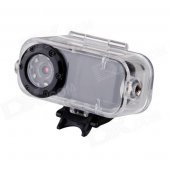 F38 12.0MP Waterproof Sport Camcorder w/ Night Vision - Black
