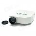 RQ RQ30+ Mini LCD Projector w/ HDMI / VGA / TV / Video / AV - White + Black RQ RQ30+ Mini LCD Projector w/ HDMI / VGA / TV / Video / AV - White + Black