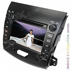 LsqSTAR 7" Android 4.1 Capacitive Screen Car DVD Player w/ GPS Canbus Wi-Fi for Mitsubishi Outlander LsqSTAR 7" Android 4.1 Capacitive Screen Car DVD Player w/ GPS Canbus Wi-Fi for Mitsubishi Outlander
