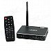 TWP-M8S Quad-Core Android 4.4 Smart TV Box w/ 2GB RAM / 16GB ROM / Mic / USB / TF / Wi-Fi - Black TWP-M8S Quad-Core Android 4.4 Smart TV Box w/ 2GB RAM / 16GB ROM / Mic / USB / TF / Wi-Fi - Black