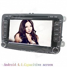 LsqSTAR 7" Android4.1 Capacitive Screen Car DVD Player w/ GPS WiFi Canbus AUX for Volkswagen Series LsqSTAR 7" Android4.1 Capacitive Screen Car DVD Player w/ GPS WiFi Canbus AUX for Volkswagen Series