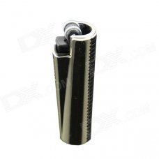 Retro Classic Butane Inflatable Metal Lighter - Black