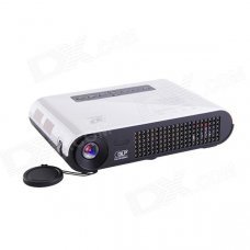 RUISHIDA T12 1280 x 800 HDMI 2D / 3D DLP HD Mini Home Projector w/ 3-USB / SD - White RUISHIDA T12 1280 x 800 HDMI 2D / 3D DLP HD Mini Home Projector w/ 3-USB / SD - White