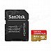 SanDiskSDSDQX-064G Mobile microSDHC UHS-I Flash Memory Cards 64GB peed Up To 80MB/s With Adapter