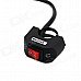 MaiTech DIY Motorcycle Headlight Button Switch - Black + Red