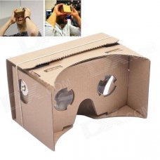 NEJE ZB01 DIY Google Cardboard Virtual Reality 3D Glasses - Brown NEJE ZB01 DIY Google Cardboard Virtual Reality 3D Glasses - Brown