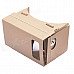 NEJE ZB01 DIY Google Cardboard Virtual Reality 3D Glasses - Brown NEJE ZB01 DIY Google Cardboard Virtual Reality 3D Glasses - Brown