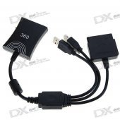 PS2 to Xbox 360 Controller Adapter Cable