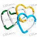 Aluminum Alloy Heart Shaped Carabiner Clip (Assorted Color)