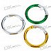 Aluminum Alloy Rounded Carabiner Clip (Color Assorted)