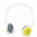 BH308 Bluetooth V2.1 Stereo Headband Headphone w/ Microphone - Yellow + White BH308 Bluetooth V2.1 Stereo Headband Headphone w/ Microphone - Yellow + White