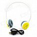 BH308 Bluetooth V2.1 Stereo Headband Headphone w/ Microphone - Yellow + White BH308 Bluetooth V2.1 Stereo Headband Headphone w/ Microphone - Yellow + White