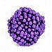 DIY Magic Training Magnetic NdFeB Beads / Balls - Purple (432 PCS)