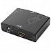 1080P High Resolution VGA to HDMI Converter Adapter - Black