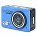MO.MAT CAM F39 0.65'' LCD 120' Wide Angle 5.0MP 1/3'' CMOS 1080P Full HD Sport Camera - Blue MO.MAT CAM F39 0.65'' LCD 120' Wide Angle 5.0MP 1/3'' CMOS 1080P Full HD Sport Camera - Blue