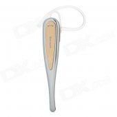 i-S5 Bluetooth V4.0 In-Ear Headset w/ Microphone - Silver + Champagne