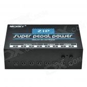 MOSKY ZIP 8-Port Super Pedal R Muting Multifunction Power Supply System for Electric Guitar - Black