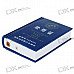Refillable Book Shaped Lighter (Dark Blue)
