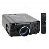 VisionTek XP728LUNX LCD Digital Home Projector w/ HDMI / USB - Black