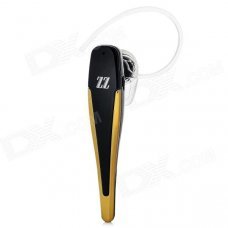 ZZ LE01 Bluetooth V4.0 Earhook Headset w/ Microphone / Voice Dial / Answer - Black + Golden ZZ LE01 Bluetooth V4.0 Earhook Headset w/ Microphone / Voice Dial / Answer - Black + Golden