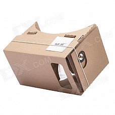 NEJE ZB02 DIY Google Cardboard + Resin Lens Virtual 3D Glasses w/ NFC for 4~7" Cellphones - Brown NEJE ZB02 DIY Google Cardboard + Resin Lens Virtual 3D Glasses w/ NFC for 4~7" Cellphones - Brown