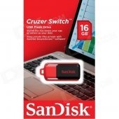 SanDisk Cruzer Switch 16GB USB 2.0 Flash Drive With SecureAceess Software- SDCZ52-016G