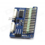 ZnDiy-BRY AIOPIO Input Output Module for CRIUS ALL IN ONE PRO V1.0/1.1/2.0 Flight Controller - Blue