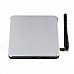 AT-919 Android 4.2.2 Quad-Core Mini PC TV Box Player w/ 1GB RAM, 8GB ROM, Wi-Fi, TF - Silver AT-919 Android 4.2.2 Quad-Core Mini PC TV Box Player w/ 1GB RAM, 8GB ROM, Wi-Fi, TF - Silver