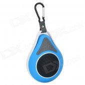 Waterproof Wireless Bluetooth V3.0 Car Speaker w/ Suction Cup - Blue + Black