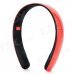 Foldable Bluetooth V4.0 Headband Style Headphone w/ Mic for IPHONE / IPAD / IPOD - Red + Black Foldable Bluetooth V4.0 Headband Style Headphone w/ Mic for IPHONE / IPAD / IPOD - Red + Black