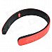Foldable Bluetooth V4.0 Headband Style Headphone w/ Mic for IPHONE / IPAD / IPOD - Red + Black Foldable Bluetooth V4.0 Headband Style Headphone w/ Mic for IPHONE / IPAD / IPOD - Red + Black