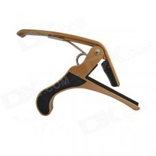 DEDO MA-9 Clip-on Quick Release Zinc Alloy + Rubber Capo for Ukulele - Golden DEDO MA-9 Clip-on Quick Release Zinc Alloy + Rubber Capo for Ukulele - Golden