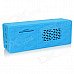 HY HY-BT72 Magnetic Induction Bluetooth V2.0 Speaker w/ 3.5mm / USB 2.0 / Mic. / FM / TF Slot - Blue HY HY-BT72 Magnetic Induction Bluetooth V2.0 Speaker w/ 3.5mm / USB 2.0 / Mic. / FM / TF Slot - Blue