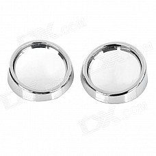 S-100 Small Round Shaped Wide-angle Reversing Rearview Mirrors - Silver S-100 Small Round Shaped Wide-angle Reversing Rearview Mirrors - Silver