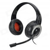 Bingle B326 Headband Music Headphone w/ Mic. / 3.5mm Jack for Cell Phone / Tablet PC - Black