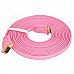 15-Pin VGA Male to Male Connecting Cable - Pink (500cm)
