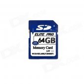 SD Memory Card w/ Case - Deep Blue (64GB / Class 10)