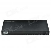CHEERLINK L3HDS0108 1-In 8-Out 3D HD 1080P HDMI V1.3b Splitter - Black + White